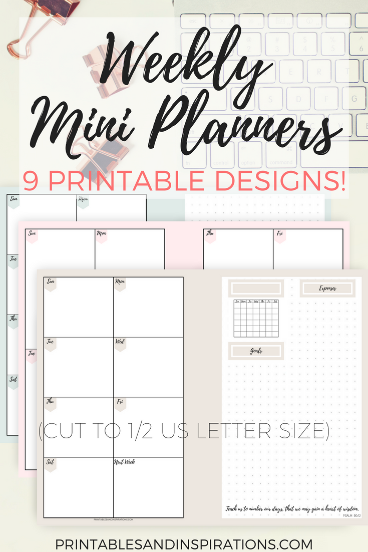 2020 weekly planner free printable pdf printables and inspirations