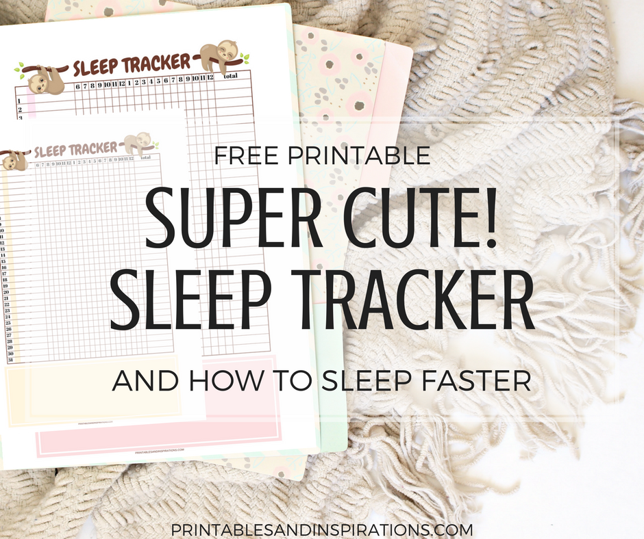 Sleep Tracker • The Printables