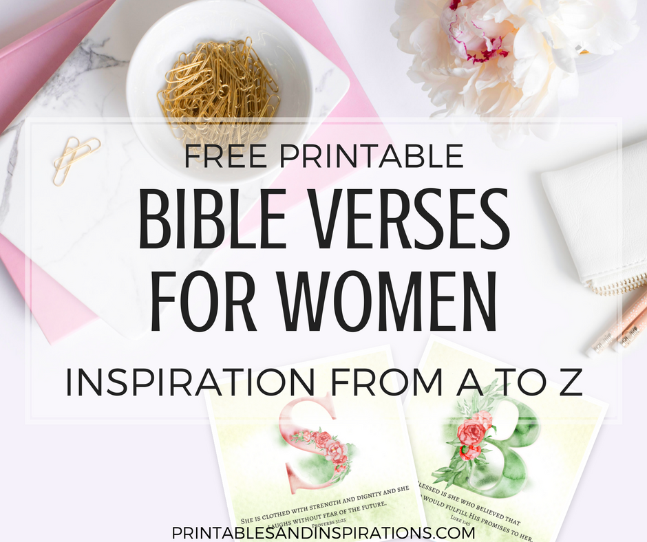 Printable Bible verses for women, bible quotes for women, bible journaling cards, inspirational bible quotes, free printable stickers, memory verse cards, scriptures for women, bible verses to live by