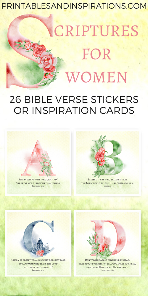 Printable Bible Verses For Women