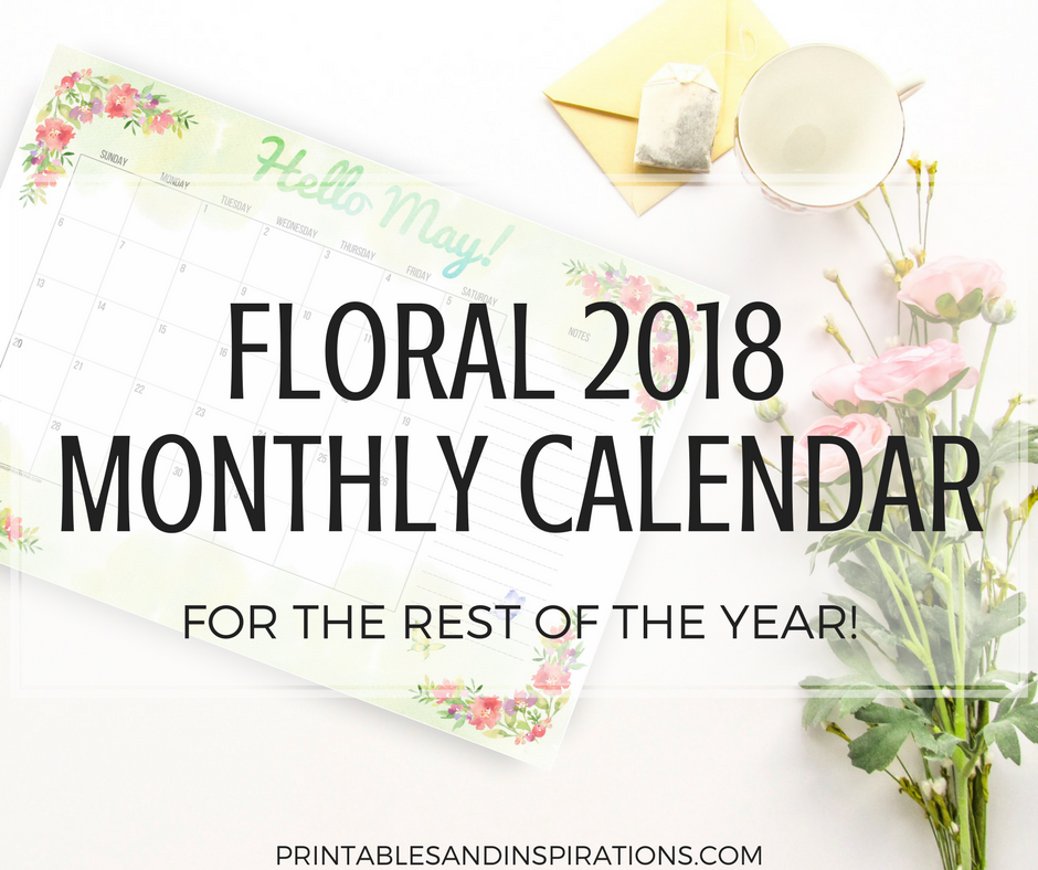 Monthly calendar 2018 free printable, 2018 printable calendar, 2018 monthly planner, A5 planner printable, BULLET JOURNAL calendar, monthly spread, printable monthly calendar, free calendar, planner printable