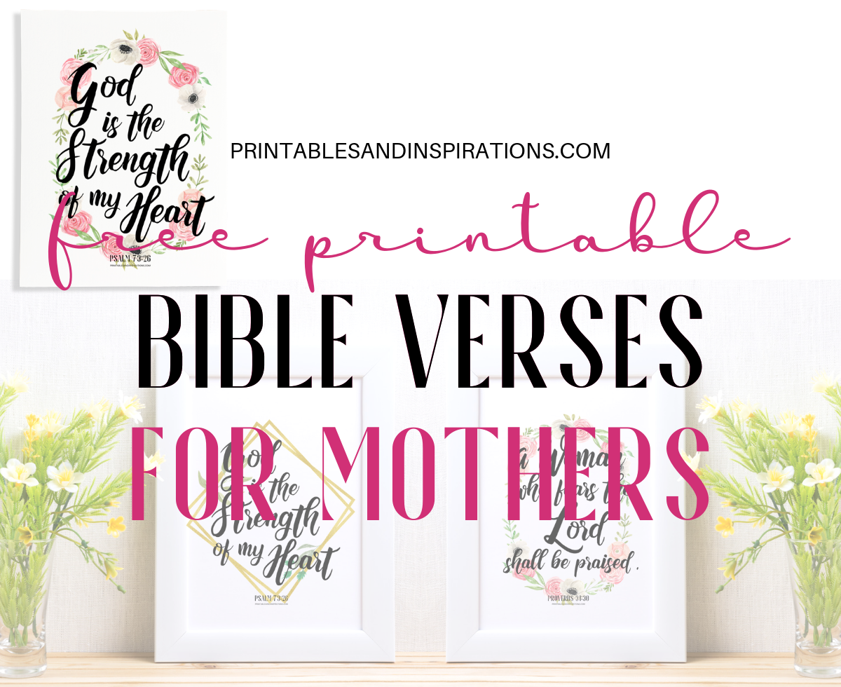 Bible Verses For Mothers Free Printable Printables And Inspirations