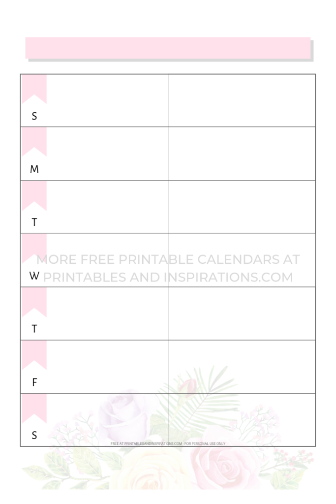 2025 2026 Free Printable Weekly Planner List - Printables and Inspirations