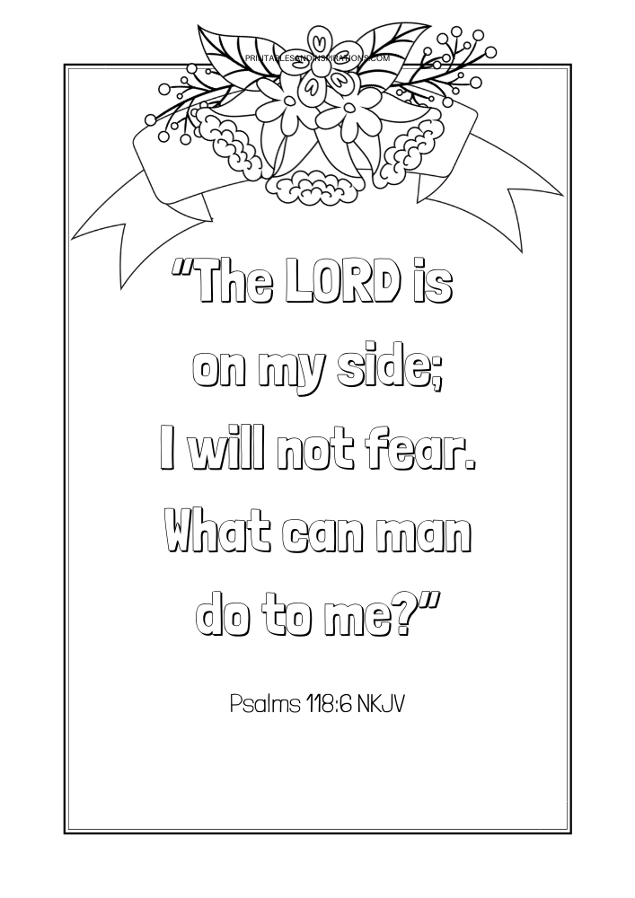 Free Printable Bible Verse Coloring Book Pages - Printables and ...