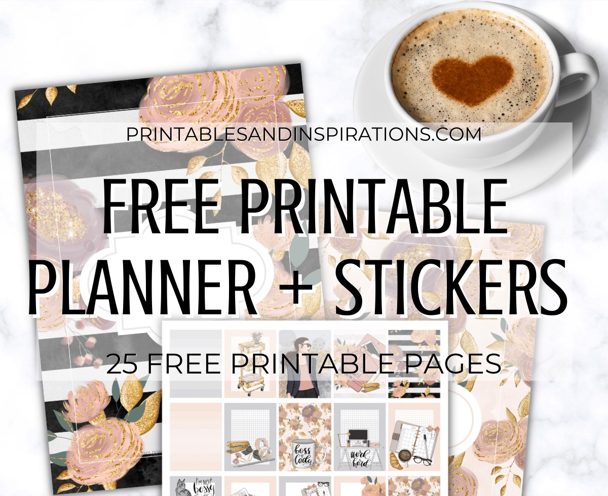 Free Planner Stickers For Your Planner Or Bullet Journal! - Printables and  Inspirations