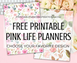 Free Printable Pink Life Planner 2023 2024 - with 2023 2024 monthly calendar and more planner pages. Get your free PDF download now! #freeprintable #printablesandinspirations #pink #planneraddict #plannerlover #bulletjournal