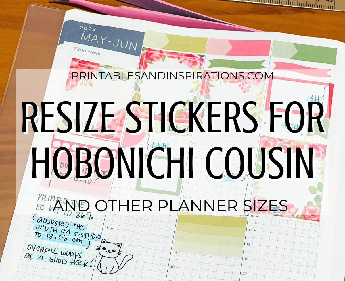 Hobonichi Weeks Planner Stickers