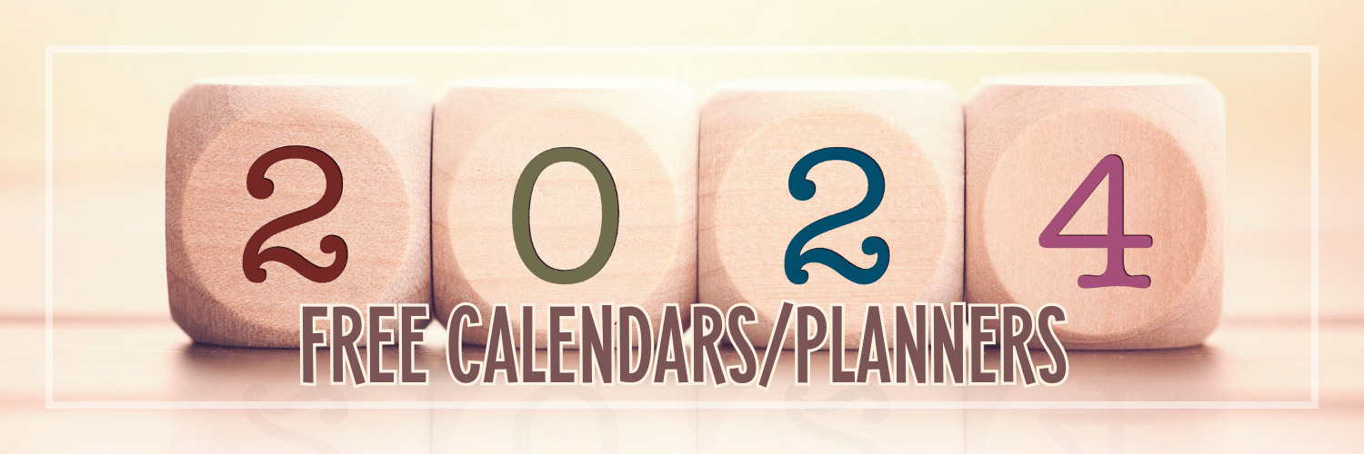 2024 Calendars - free printable monthly planners for 2024 ultimate list #freeprintable #2024 #printablesandinspirations