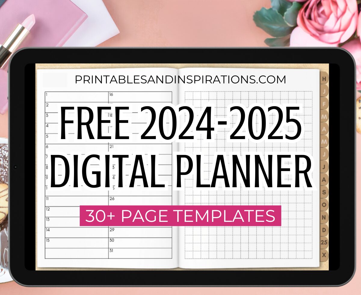 Free Digital Planner For 2025 Printables and Inspirations